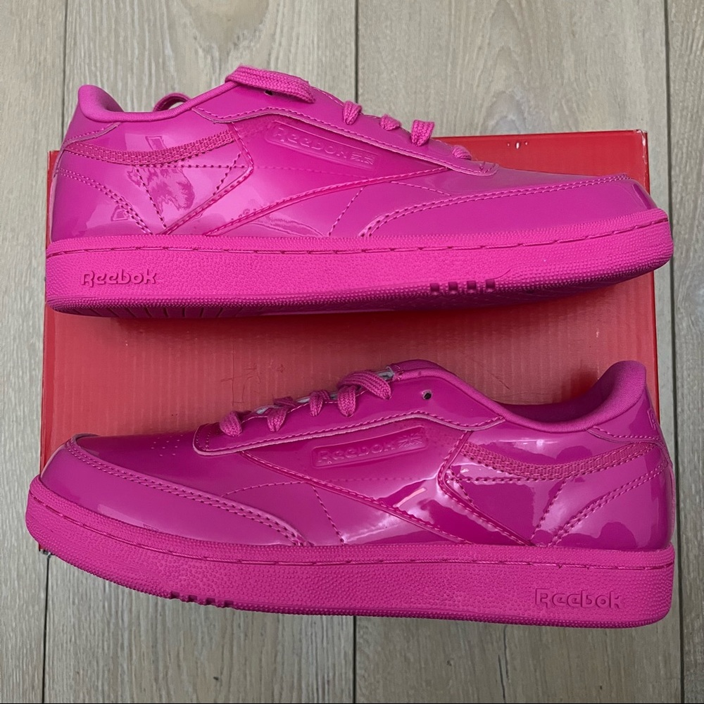 Reebok x Cardi B Club C Coated Dynamic Pink